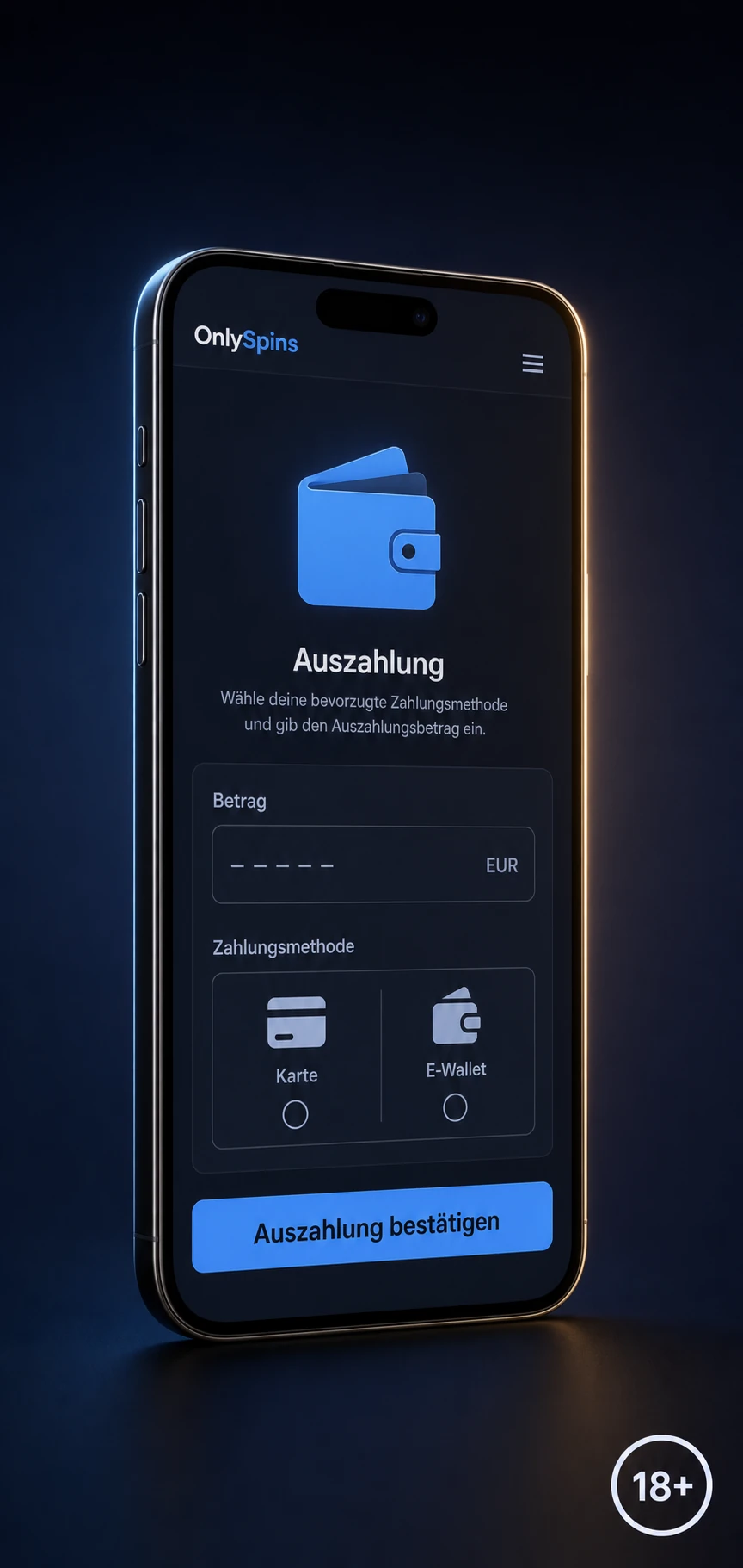 Auszahlungen mobil anfordern