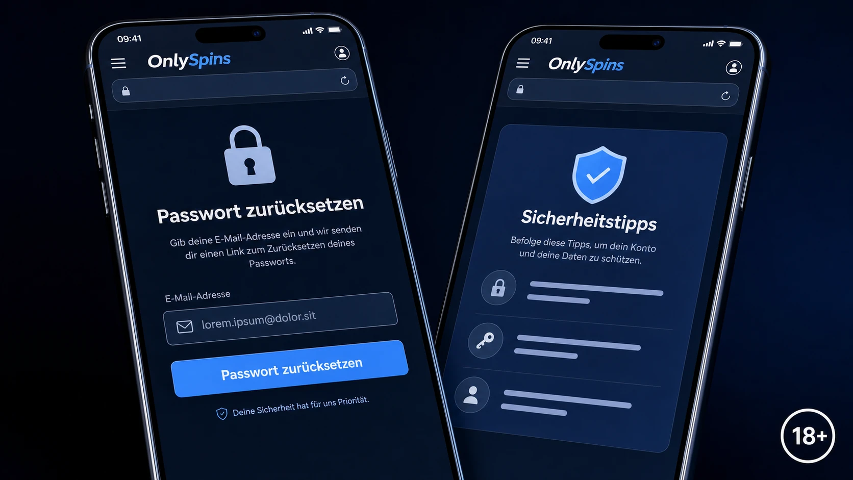 Passwort wiederherstellen und Zugang sichern